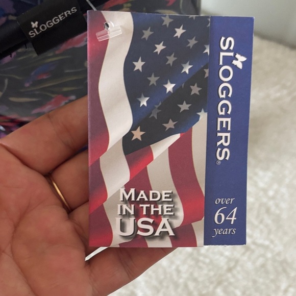 Sloggers Women's Black and Red Floral Rain Boots - Picture 2 of 5